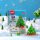 Amos 4D Építhető karácsonyfa cukorgyöngyökkel vegyes gyümölcsízű gumicukor