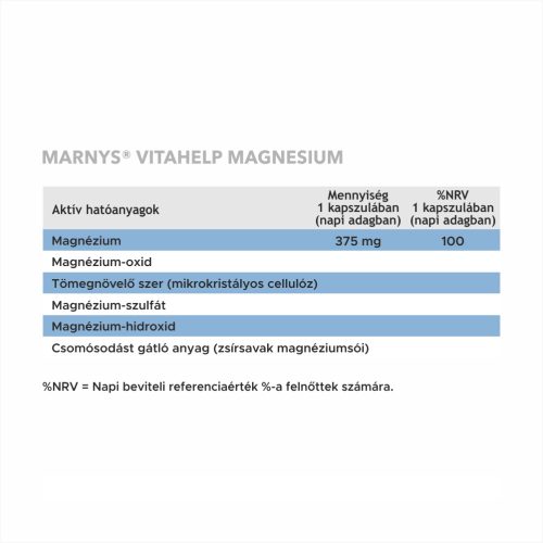MARNYS VITAHELP MAGNEZIUM TRIÓ CSOMAG