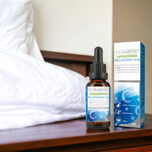MARNYS LIPOSZÓMÁS MELATONIN 1mg ÉTREND-KIEGÉSZÍTŐ CSEPP TRIÓ CSOMAG