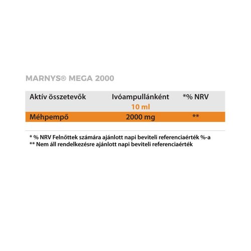 MARNYS MEGA 2000 duó - Méhek aranya csomag