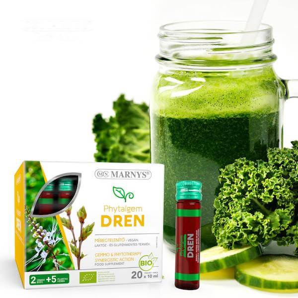 Zöld egészség - A méregtelenítő Marnys Phytalgem Dren és a zöld színű teák jótékony hatásai
